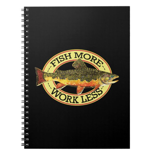 Cuaderno Pescador de Brook Trout (Frente)