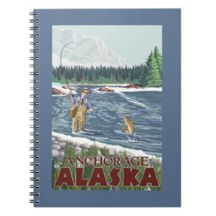 Cuaderno Pescador de la mosca - Anchorage, Alaska