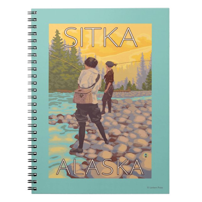 Cuaderno Pescador de mujeres en vuelo - Sitka, Alaska (Frente)