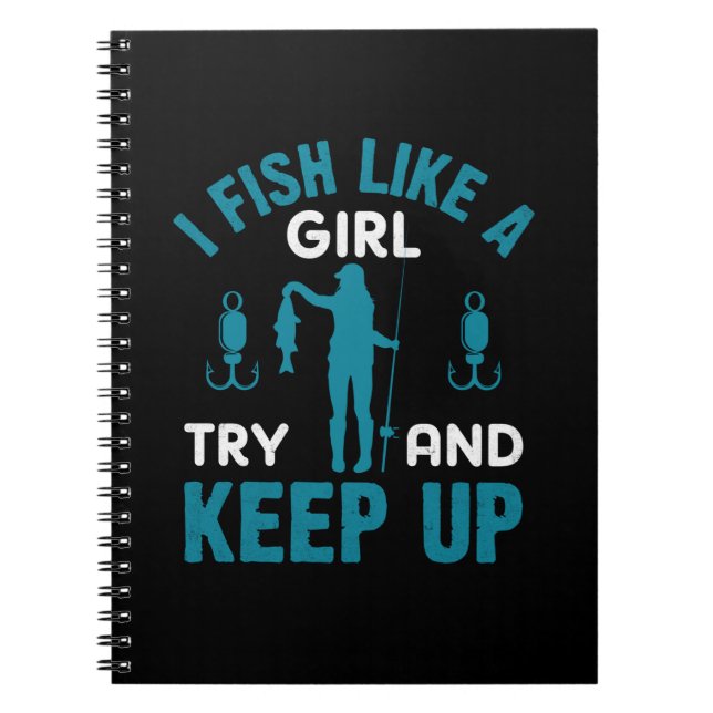 Cuaderno Pescador Que Pesa Como Un Chica (Frente)