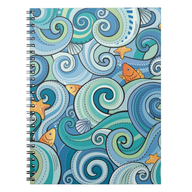 Cuaderno Pescados entre el modelo de ondas (Frente)