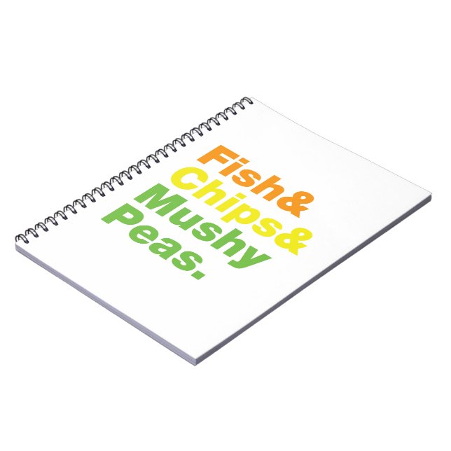 Cuaderno Pescados y chuletas y guisantes. (Lado Izquierdo)