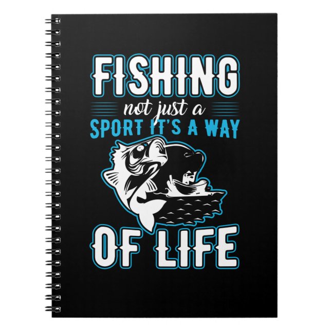 Cuaderno Pescar Es Una Forma De Vida (Frente)