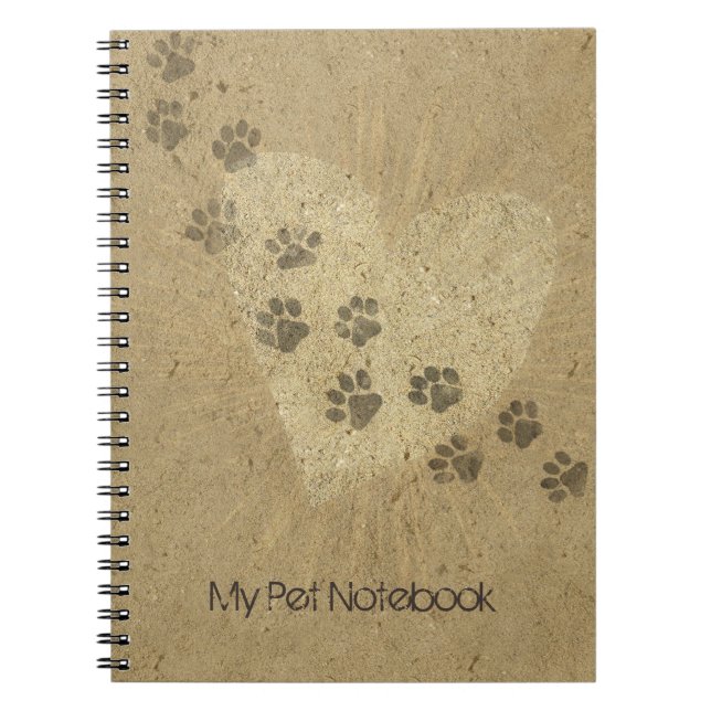 Cuaderno Pet Notebook (customizable) (Frente)