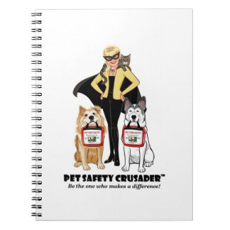 Cuaderno Pet Safety Crusader Spiral Notebook