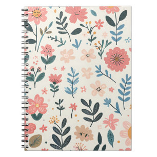 Cuaderno Pétalos Alegres – Campo de Flores Caprichoso