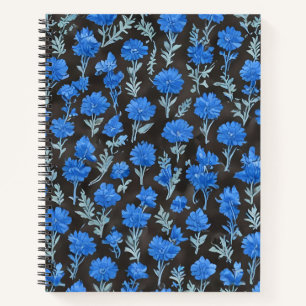 Cuaderno Pétalos Azules