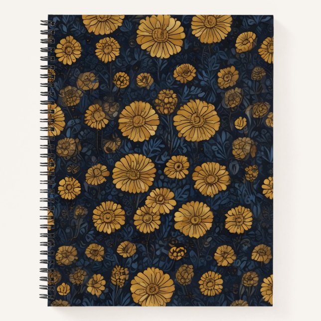 Cuaderno Pétalos en la Noche (Anverso)