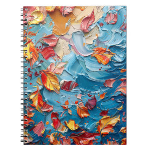 Cuaderno Pétalos en Movimiento – Floral Abstracto Expresivo