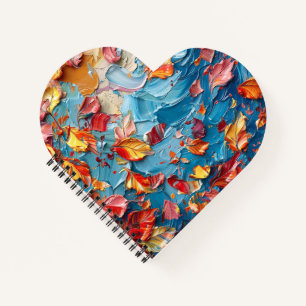 Cuaderno Pétalos en Movimiento – Floral Abstracto Expresivo
