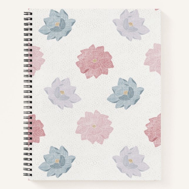 Cuaderno Pétalos Pastel (Anverso)