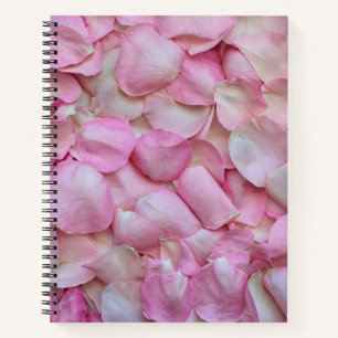 Cuaderno Pétalos rosa rosados