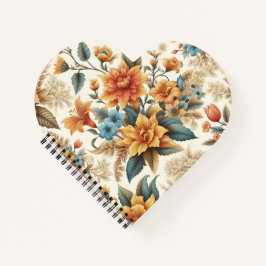 Cuaderno Pétalos y poesía en un asunto floral