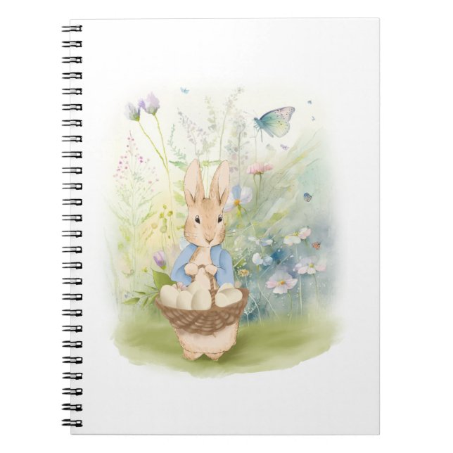 Cuaderno Peter Notebook del conejo de Pascua (Frente)