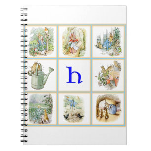Cuaderno PETER RABBIT personalizado con letra H