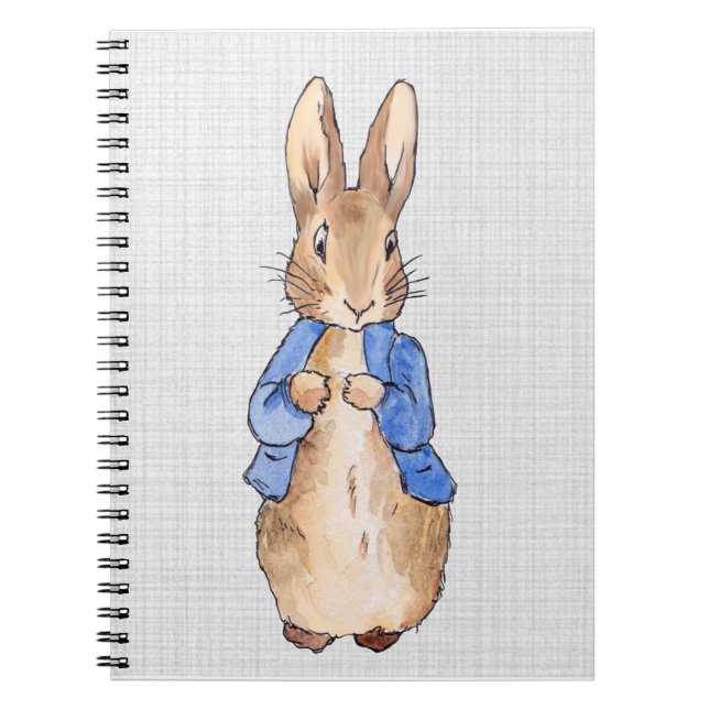 Cuaderno Peter with a Grey Linen background  (Frente)