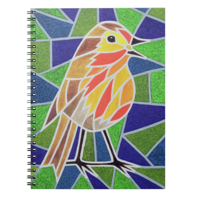 Cuaderno Petirrojo en el vitral (Frente)