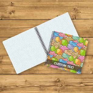 Cuaderno Pez caricatura