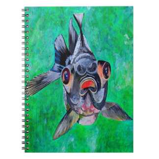 Cuaderno Pez de Oro Geeky Blackmoor Con Ojos Telescópicos