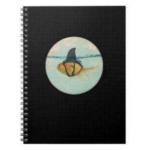 Cuaderno Pez dorado con aleta de tiburón