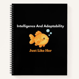 Cuaderno Pez Dorado Nada - Inteligencia y Adaptabilidad