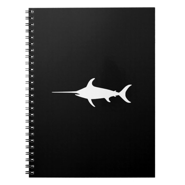 Cuaderno Pez espada blanco (Frente)
