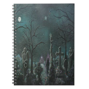 Cuaderno Phantom Graveyard Spiral Notebook