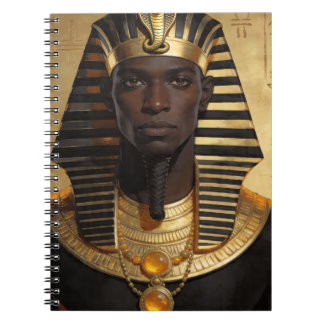 Cuaderno Pharaoh Energy — Ancient African King Modern Art