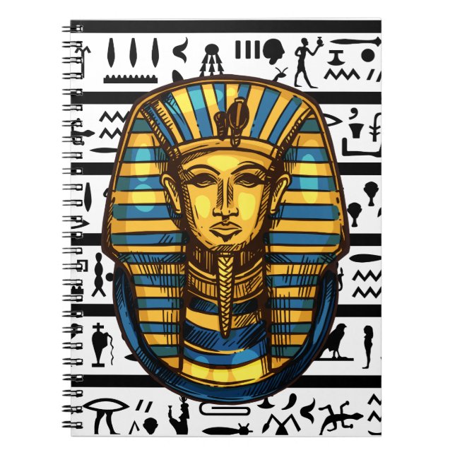 Cuaderno Pharaoh of Egypt Notebook / Caderno Faraó do Egito (Frente)
