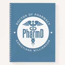 Cuaderno Pharm Médica de Farmacia Graduado Farmacéutico Far
