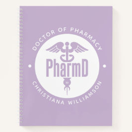 Cuaderno Pharm Médica de Farmacia Graduado Farmacéutico Far