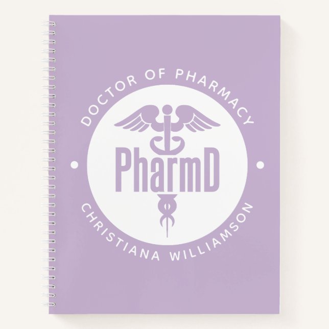 Cuaderno Pharm Médica de Farmacia Graduado Farmacéutico Far (Anverso)