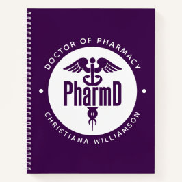 Cuaderno Pharm Médica de Farmacia Graduado Farmacéutico Far