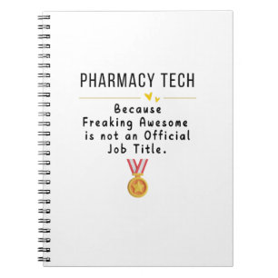 Cuaderno Pharmacy Tech T-Shirt