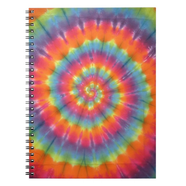 Cuaderno PhatDyes de centímetro de remolino trippy (Frente)