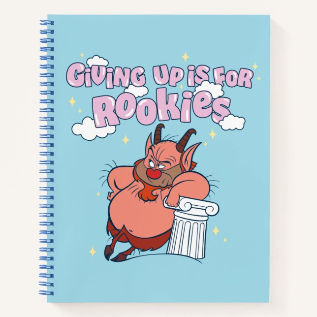 Cuaderno Phil - Giving Up is for Rookies Notebook (Anverso)
