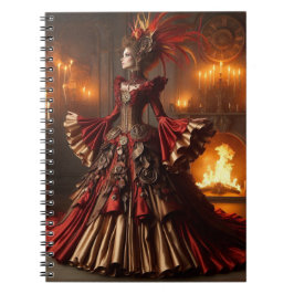 Cuaderno Phoenix Fire Queen Steampunk Victorian Industrial