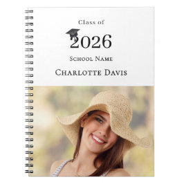 Cuaderno  Photo Modern Senior Graduate Class of 2026