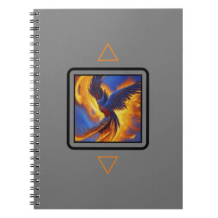 Cuaderno Photo Notebook Phoenix, Grey Cover Spiral Notebook