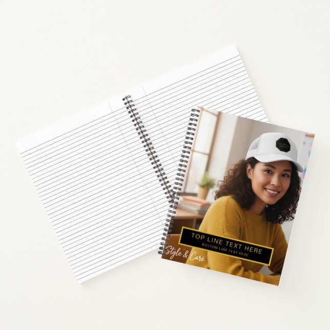 Cuaderno Photo Text Design Made for Bright Moments (Interior)