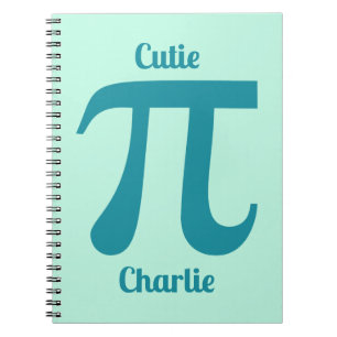 Cuaderno Pi / Cutie Pi custom text & color
