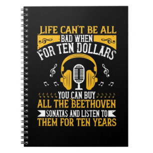 Cuaderno Piano - La vida no puede ser mala con Beethoven
