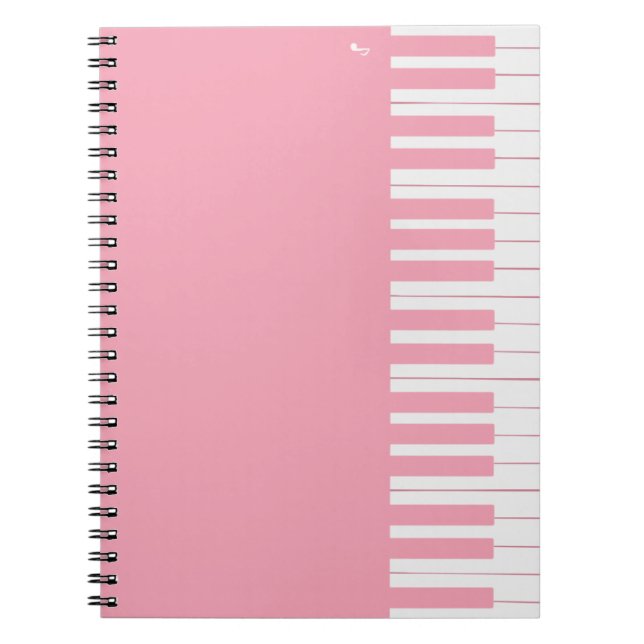 Cuaderno piano moderno y elegante (Frente)