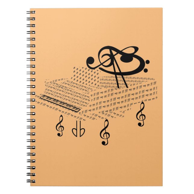 Cuaderno Piano Music symbols (Frente)