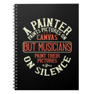 Cuaderno Piano - Músicos pintan imágenes