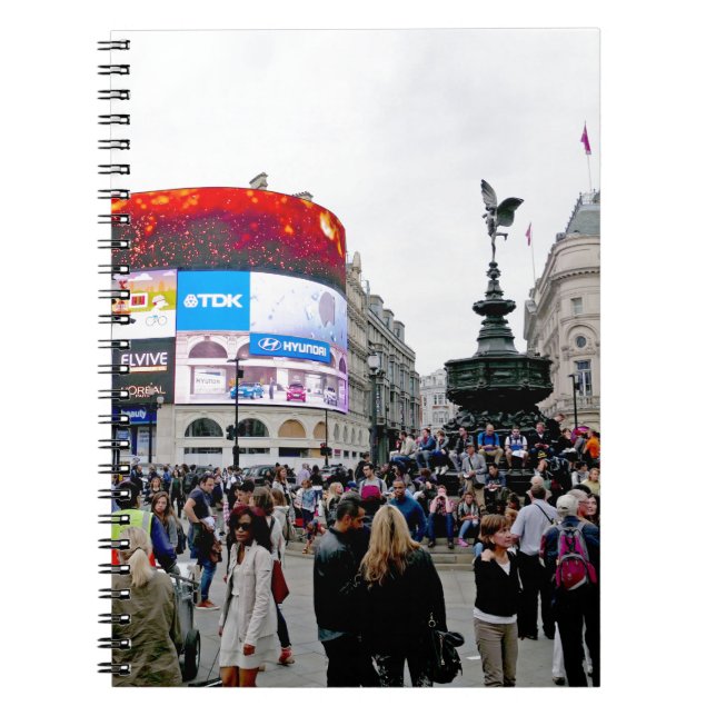 Cuaderno Piccadilly Circus - Foto profesional (Frente)