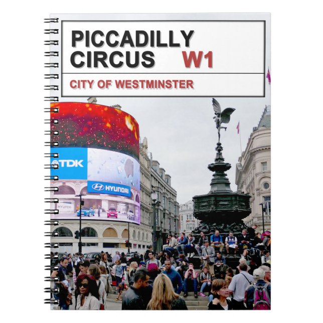 Cuaderno Piccadilly Circus London (Frente)