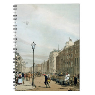 Cuaderno Piccadilly de la esquina de la calle en enlace