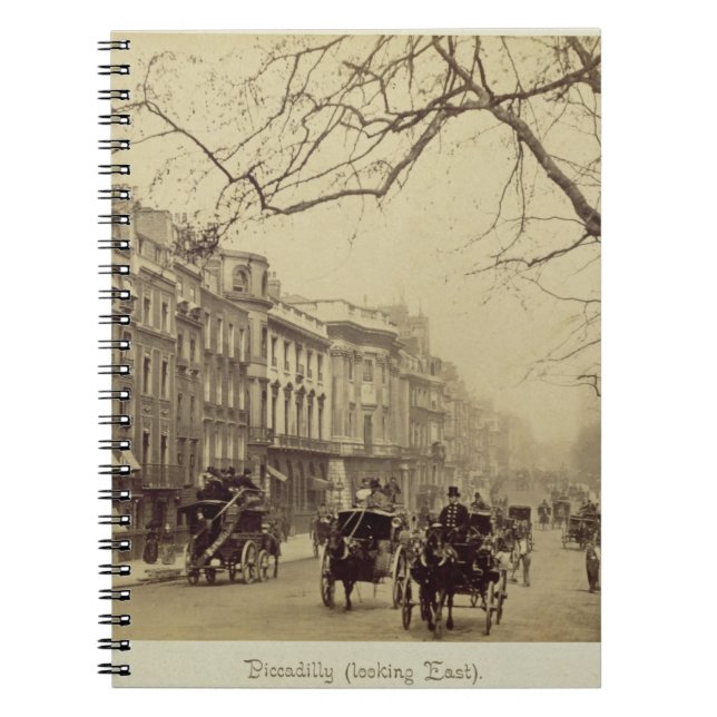 Cuaderno Piccadilly que hace frente al este, (foto de la (Frente)