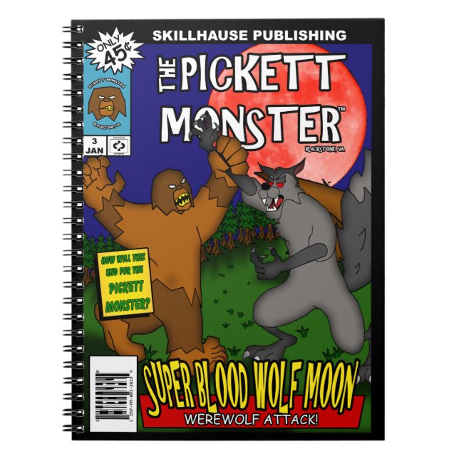 Cuaderno PICKETT MONSTER - Cómic #3 (Frente)